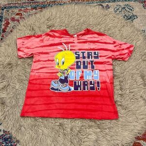 Vintage y2k looney tunes Tweety Bird Shirt size 18W
